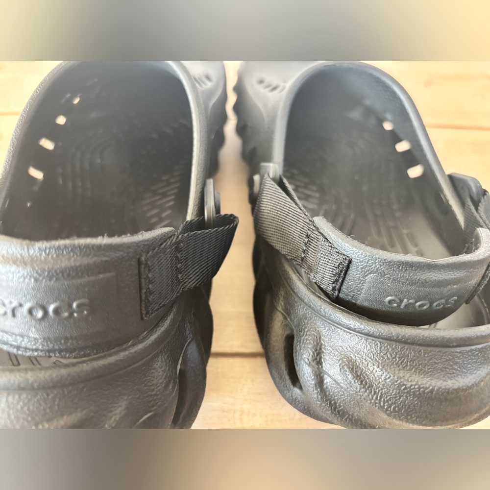 CROCS Echo Kids Shoes in Black - Picture 6 of 8